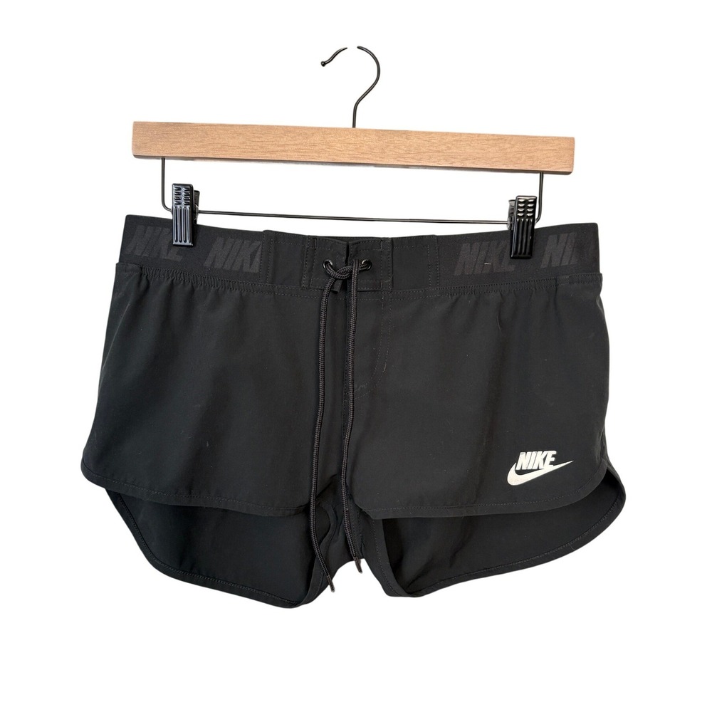 Nike Womens Running Shorts Black Athletic Gym Workout Size Medium